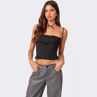 Sleeveless Slim-fit Outerwear Top For Women