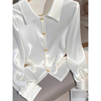 French Style Temperament Top Women's Autumn Light Luxury High-end Sense