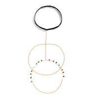 Beach Round Fringe Body Chain Women's Thigh Chain