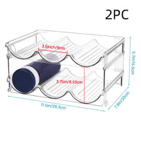 Transparent Removable Water Bottle Storage Rack