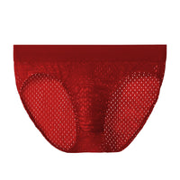 Men's Underwear Ice Silk Solid Color Low Waist