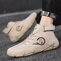 Fashion Men's Mid-top Casual Flat Shoes