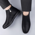 First Layer Cowhide Retro Frosted Leather High-top Leather Boots