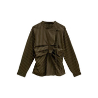 Women's Striped Shirt With Inner Design