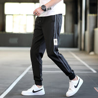 Ankle-length loose workwear casual trousers