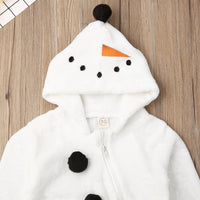 Hooded snowman jumpsuit