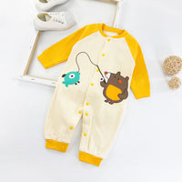 Newborn Baby One-Piece Romper Three-Month Baby Outing Clothes