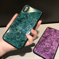 Marble burst mobile phone case