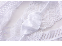 Breathable, seamless, low-rise transparent and hot hollow thong