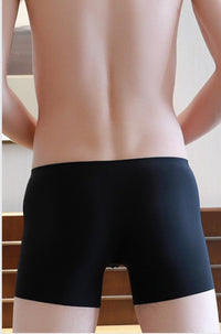 Men's ice silk underwear without trace one-piece pants