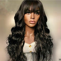 Female Long Curly Hair With Bangs And Fluffy Fashion Chemical Fiber Headgear