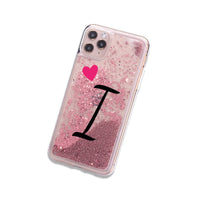 26 English letters with flower phone case