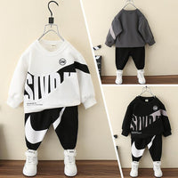 Boys' Matching Long-sleeve Suit Spring And Autumn New