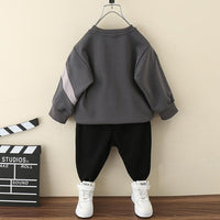 Boys' Matching Long-sleeve Suit Spring And Autumn New