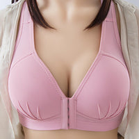 Front buttonless undergarment
