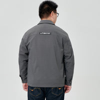 Plus-sized Size Plaid Jacket For Men