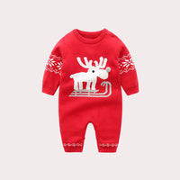 Children's Fashionable Warm Elk Jumpsuit