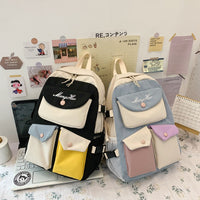 Simple Badge High School Student Hunior High School Student Backpack