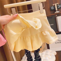 Waffle Bubble Lapel Short Sleeve Western Style Two-piece Set