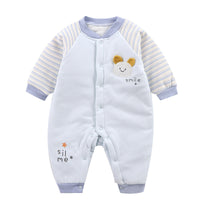 Baby plus cotton warm romper jumpsuit