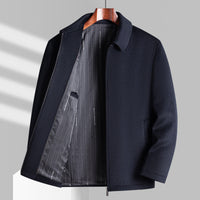 Wool Overcoat Lapel Short Jacket Coat