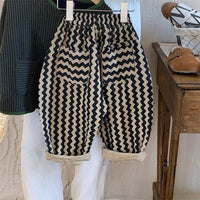 Children's Fashion Striped Casual Japanese Trousers