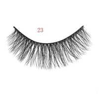 3D mink eyelashes 3 pairs of natural fiber long false eyelashes