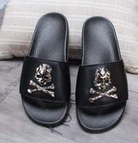 Leather slipper