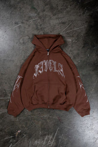 Men's Letter Bone Hooded Fashion Sweater