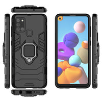 Samsung A21S version ring car holder phone case
