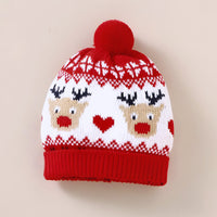 Long Sleeve Deer One-piece Rompers Jumpsuit Christmas Hat Suit