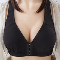 Front buttonless undergarment