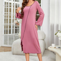 Spring And Autumn Female Dress Pajamas Nightdress For Women