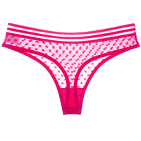 Transparent slim thong