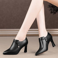Fine All-match Deep Mouth Women's Single Heel