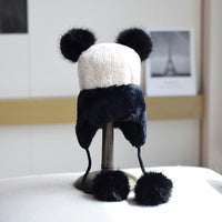 Women's Warm Ear Protection Knitted Plush Fur Ball Hat