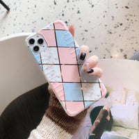 Creative stitching diamond phone case