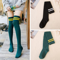 Stockings, socks, socks, socks, high socks, pure cotton, Korean version, wind, autumn and winter.