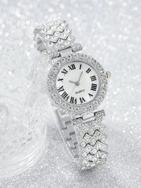 Women's Fashion Watch Gift Full Diamond Versatile High-grade Quartz Watch