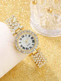 Women's Fashion Watch Gift Full Diamond Versatile High-grade Quartz Watch