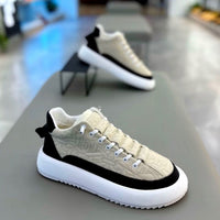Spring And Autumn Fashion Casual Lazy Embossed Stitching Slip-on Student Casual Shoes Men