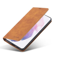 Retro Frosted Business Phone Case Magnetic Card