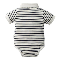 Baby BoysStrap Pants Jumpsuit Hat Three-piece Clothes