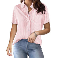 New Casual Striped Cardigan Top With A Printed Pattern