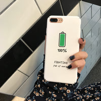 Creative icon battery phone case