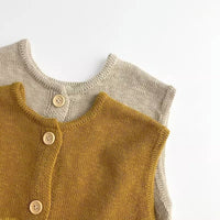 Children's Clothing Vest Spring And Autumn Boys And Girls Fashionable Sweater Cardigan