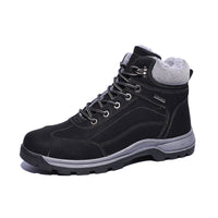 Plus Velvet British Warm Tooling Men's Shoes Outdoor