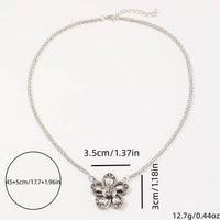 Retro Bohemian Creative Flower Pendant Necklace
