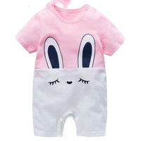 Baby short-sleeved one-piece cotton