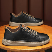 Men's Autumn Winter Fleece-Lined Warm Sneakers